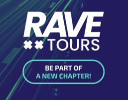 TCP x RaveTours Logo